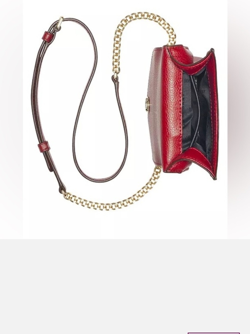 DKNY Elissa North South Mini Crossbody Bsg EUC - Picture 11 of 15